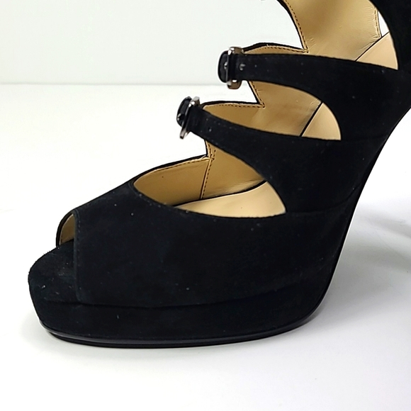 Preview International platform edgy sandals with 3 buckles size 7.5 - Picture 4 of 11